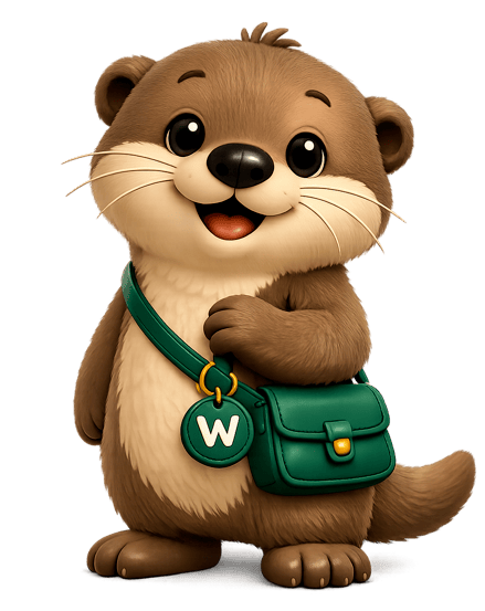 Otto, the WearWin otter mascot
